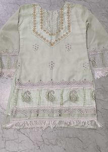 Pakistani Green Suit For 8year Girl