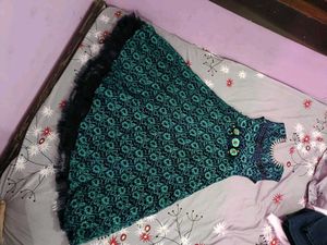 Cute Green Floral Dress