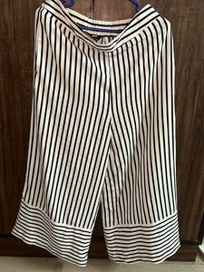 Striped Wide-Leg Palazzo Pants (From Dubai)