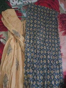 Anarkali Gawm With Dupatta