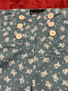 Floral High-Waisted American Eagle Shorts