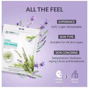Mirabelle Herbs Sheet Mask