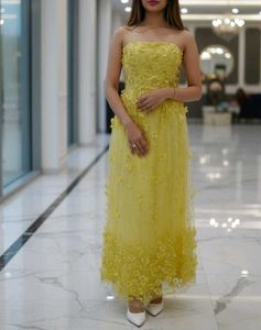 Yellow Floral Gown