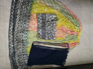 Colorful Sequined Lehenga Set