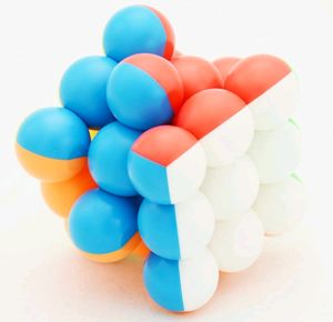 Original YJ Round Ball 3x3x3 Magic Cube 3 Layer St