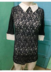 Black Lace Mini Dress