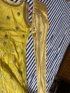 Beaded Yellow Dress