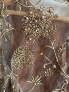 Bell Shaped Gold Sequenced Blouse