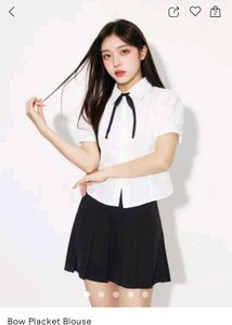 Kawaii Bow Tie Blouse