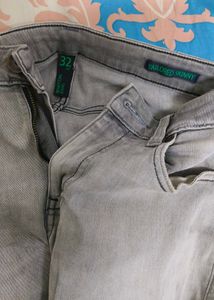 Grey Denim Jeans