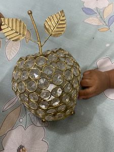 Crystal Apple Decor