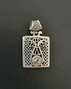 Sterling Silver 925 Filigree Pendant