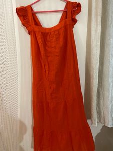 Orange dress
