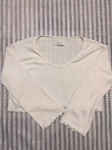 Full Sleeve White Top