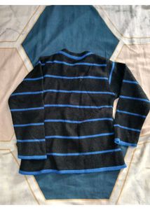 Blue Knitted Co-ord Set( 3 pcs set)