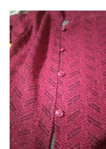 Stylish Pink Knit Cardigan