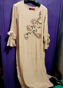 Party Wear Embroidery Designer Kurta Inner Attache