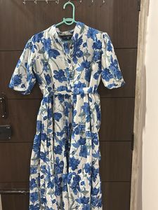 Floral Print Midi Dress