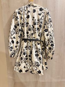 Floral Print Romper
