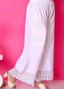 White Lace Palazzos