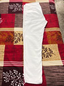 White Straight Leg Jeans