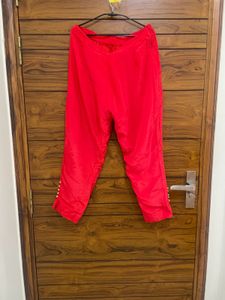 Red Anakali Suit Set