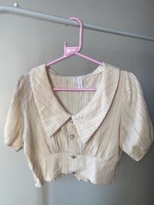 Cute yellow Crop Top