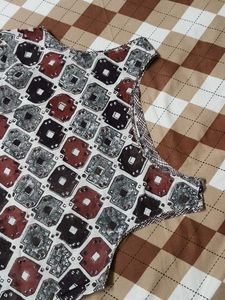 Fabindia Women Cotton Printed A-line Top