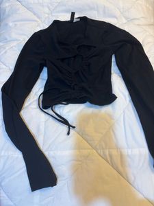 Black Long Sleeve Top