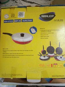 Nirlep Sakhi Non-Stick Dura Pan With Lid &amp; Spatula