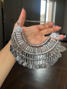 Boho Coin Necklace/unused