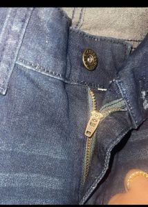 Women Blue Jeans With Flare Bottom