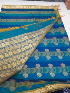Kancheewaram Silk Saree Not Used With Blouse Piece