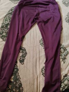 Purple Athleisure Pants
