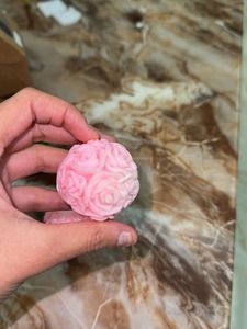 Pink Rose Candle Pack Of 2