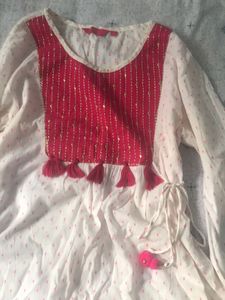 Embroidered Tunic Top