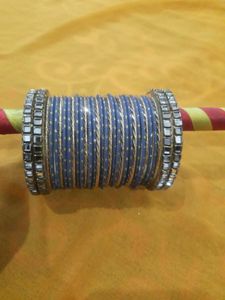 Elegant Grey &amp; Gold Saree