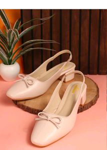Cute Beige Ballet Flats