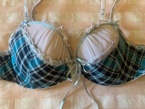 Y2k Cute Plaid Bra
