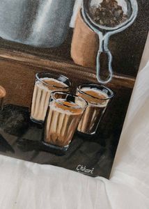 Tea Time Painting (Potrait)