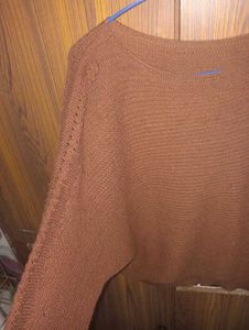Brown Knit Sweater