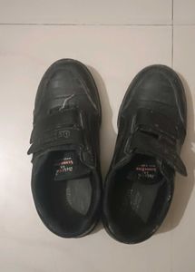 Boys Black School Shoes
