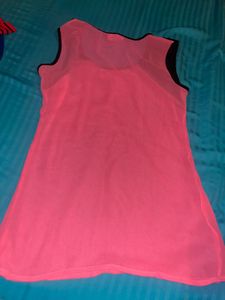 Pink &amp; Black Tank Top