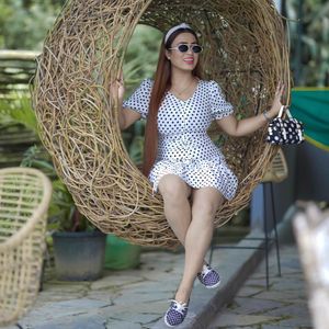 Polka Dot Mini Dress