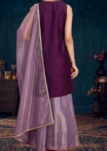 Kurta With Plazo &amp; Duppata
