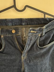 Custom Made Raw Denim High Rise Jeans