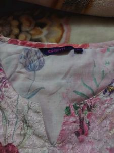 Floral Embroidered Kurti