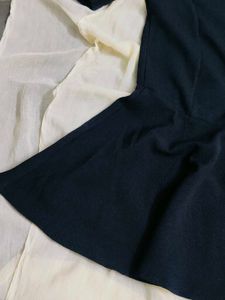 Black Peplum Top