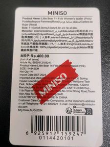 Miniso Wallet