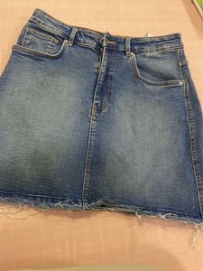 Denim Mini Skirt